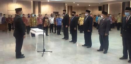 Saat Pelantikan Pengurus BAZNAS Periode 2020 -2025, Gubernur Berikan Pesan Besarnya Manfaat Zakat