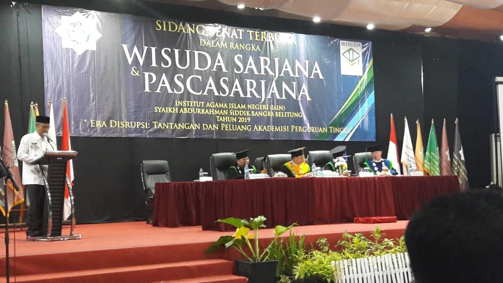 Wisudawan/Wisudawati IAIN Syaikh Abdurrahman Menghadapi Tantangan Era Revolusi Industri 4.0 