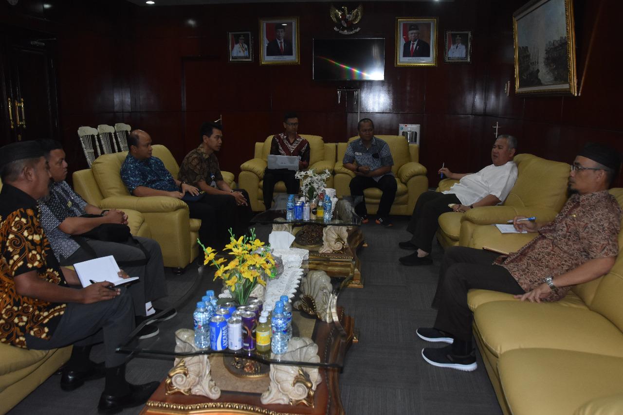 Pj Sekda Terima Kunjungan Monitoring Tim Ombudsman Perwakilan Babel 