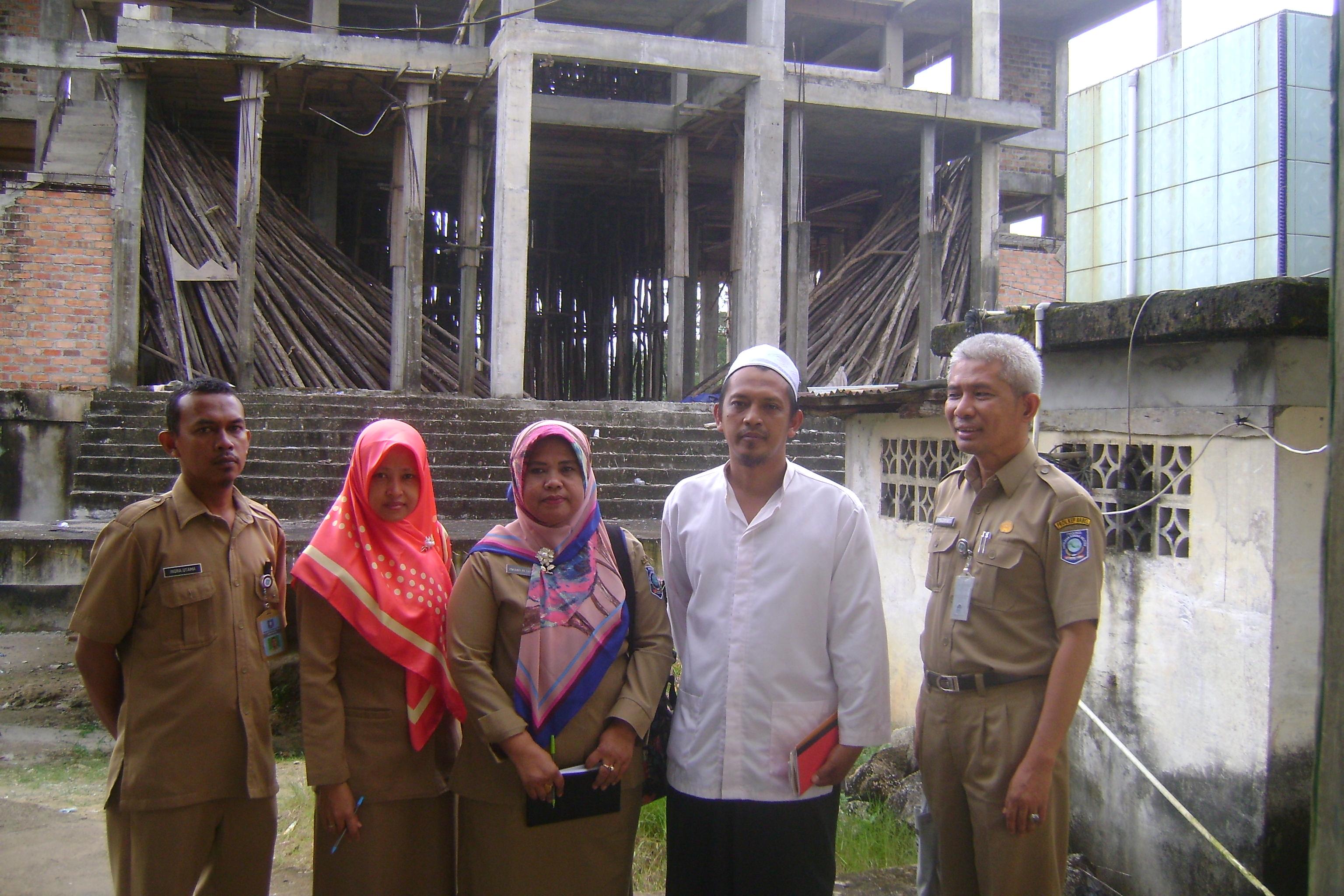Kunjungan Tim Evaluasi HIbah ke Masjid Baitul Iman Bukit Ketok Belinyu Bangka